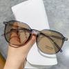 Стильные Фотохромные Очки Мужские Женские Квадратные Большого Размера Для Близоруких Очки для Зрения Сменяющие Цвет на Открытом Воздухе