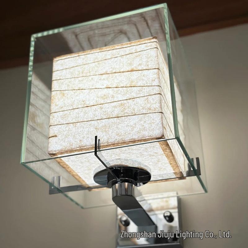 Зарядная настольная лампа в японском стиле Ji Yutang для спальни, кафе или ресторана