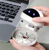Пылесос для стола с щеткой для очистки, зарядка через USB для домашнего офиса, подметальная машина для стола, очиститель для рабочего стола, мини-пылесос