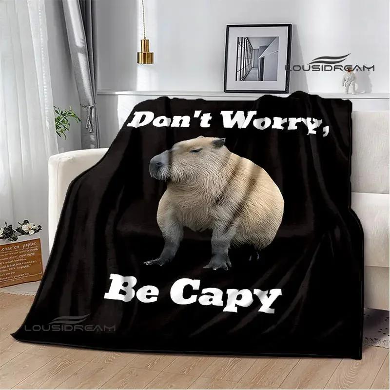 Одеяло Capybara Club в стиле аниме, одеяло cubre cama, теплое одеяло, одеяла для кроватей, одеяло для пикника, подарок на день рождения
