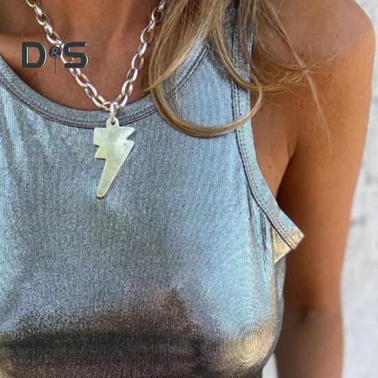 Женский жилет с круглым вырезом без рукавов, однотонный, блестящий, стандартный стиль, топы, дышащие, эластичные, майки, повседневная одежда