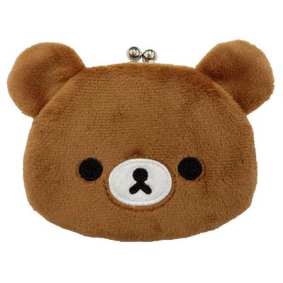 Уникальный кошелек для монет с персонажем Rilakkuma Chairoikoguma, Размер: приблизительно. Ш10.2 Г1.5 В7.5 RK-0026D