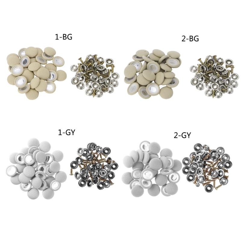 50 шт. пряжки для крыши салона автомобиля обивка потолка ткань крепление крыши защелкивающиеся заклепки кнопки для ремонта штифты люверсы