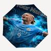 Personalized Name Haaland Print Umbrella, UV Shielding. It Has Eight Sturdy Ribs for Outdoor Use And Perfect As a Holiday Gift