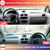 Для Peugeot 206 1998-2012 Противоскользящий чехол на панель приборов Защитная накладка Автоаксессуары Коврик-солнцезащита 1999 2000 2001 2002 2003 2004