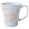 Arita Ware Mug, 290ml Capacity, Glazed Flower Design, Pink, Microwave and Dishwasher Safe, Product Number 25415