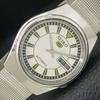 AUTOMATIC VINTAGE SEIKO 5 JAPAN 7009A MENS WHITE COLOR DIAL WATCH A703047-1 R212-a703047