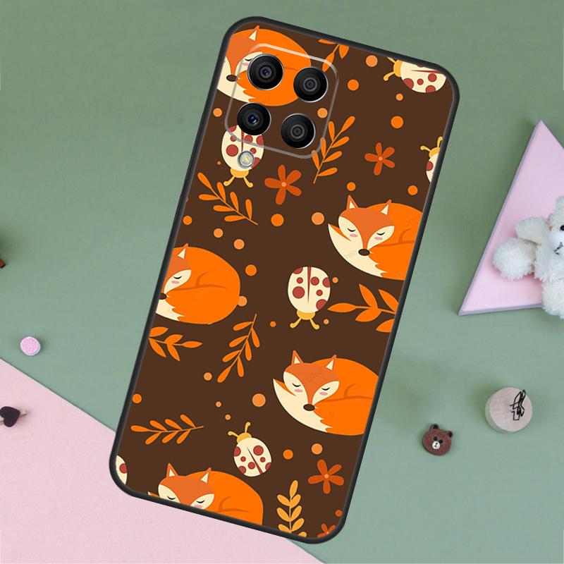 Autumn Leaves Fall Fox For Samsung Galaxy M11 M21 M31 M12 M13 M14 M15 M35 M34 M54 M33 M53 M32 M52 M06 M16 M55 Case