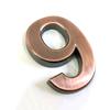 1 PC 0-9 Bronze Self-adhesive Numeral  Address Sign Door Plates Room Number Digits Sticker