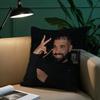 Горячий Крутой Певец D-Drake Наволочка На Заказ Печатный Матовый Флисовый Подушка, Нежное Прикосновение к Коже Ребенка, Экологически Чистая Сублимационная Подушка