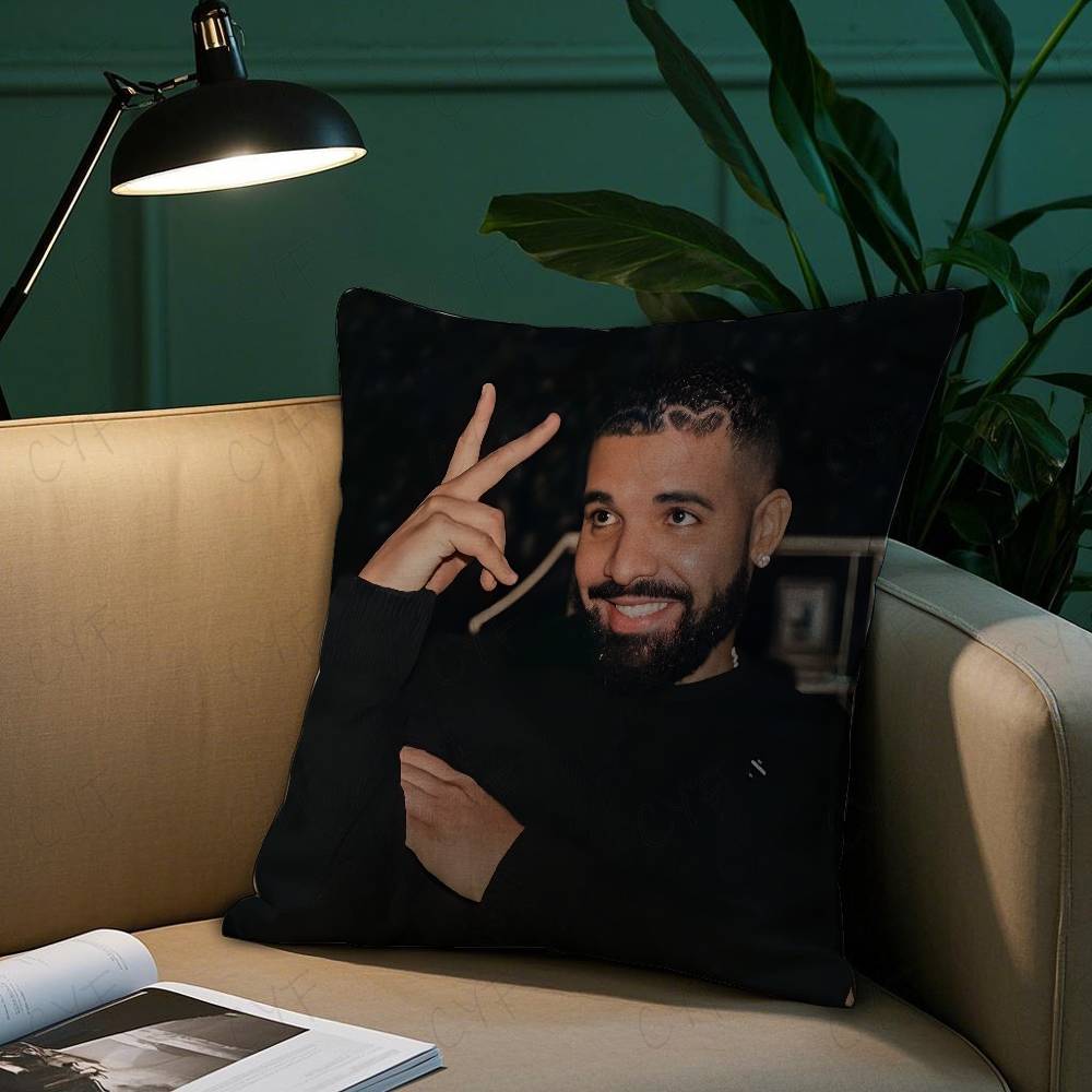 Горячий Крутой Певец D-Drake Наволочка На Заказ Печатный Матовый Флисовый Подушка, Нежное Прикосновение к Коже Ребенка, Экологически Чистая Сублимационная Подушка