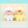 Adorable Plush Duck Keychain Cute Stuffed Toy Bag Charm In Yellow White Pink 12cm