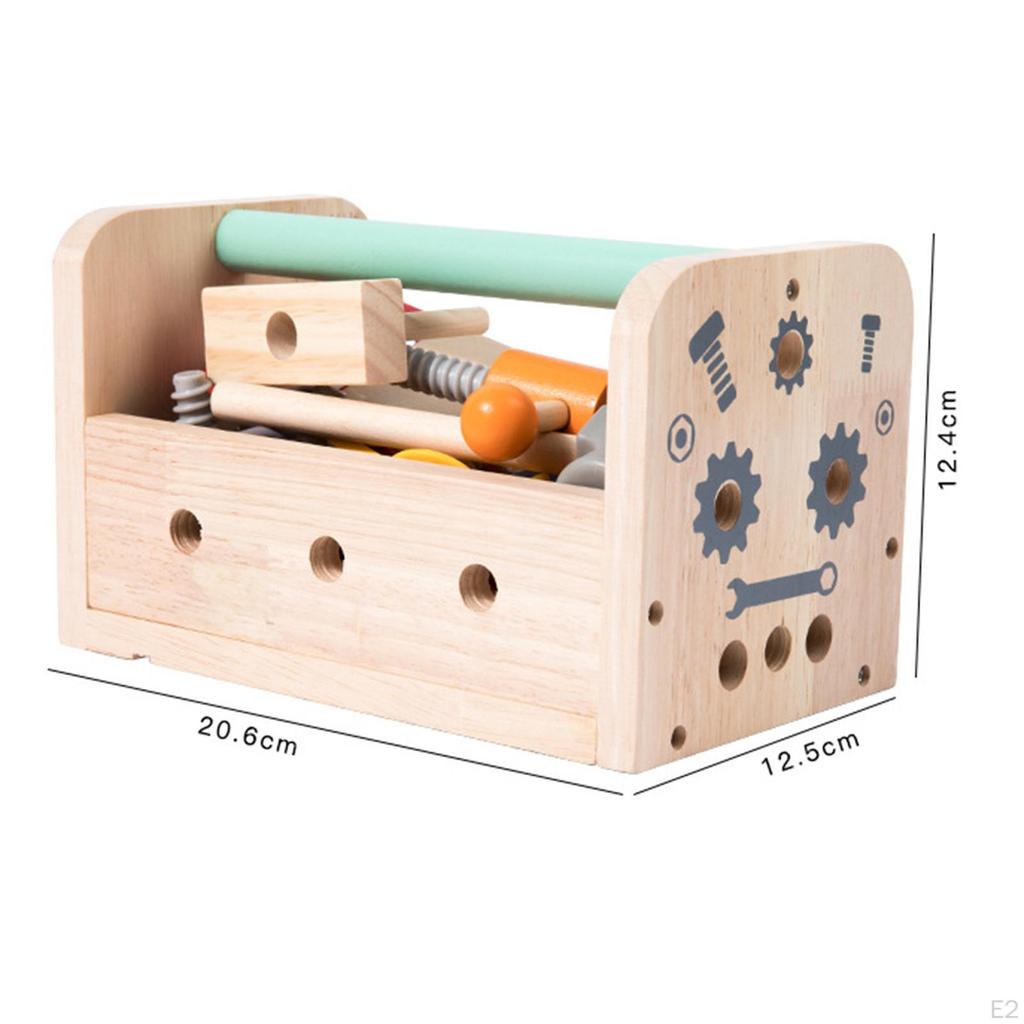 Набор гаек и болтов, детский инструментальный стержень, образовательная ролевая игра, наборы для сборки моделей, коробка