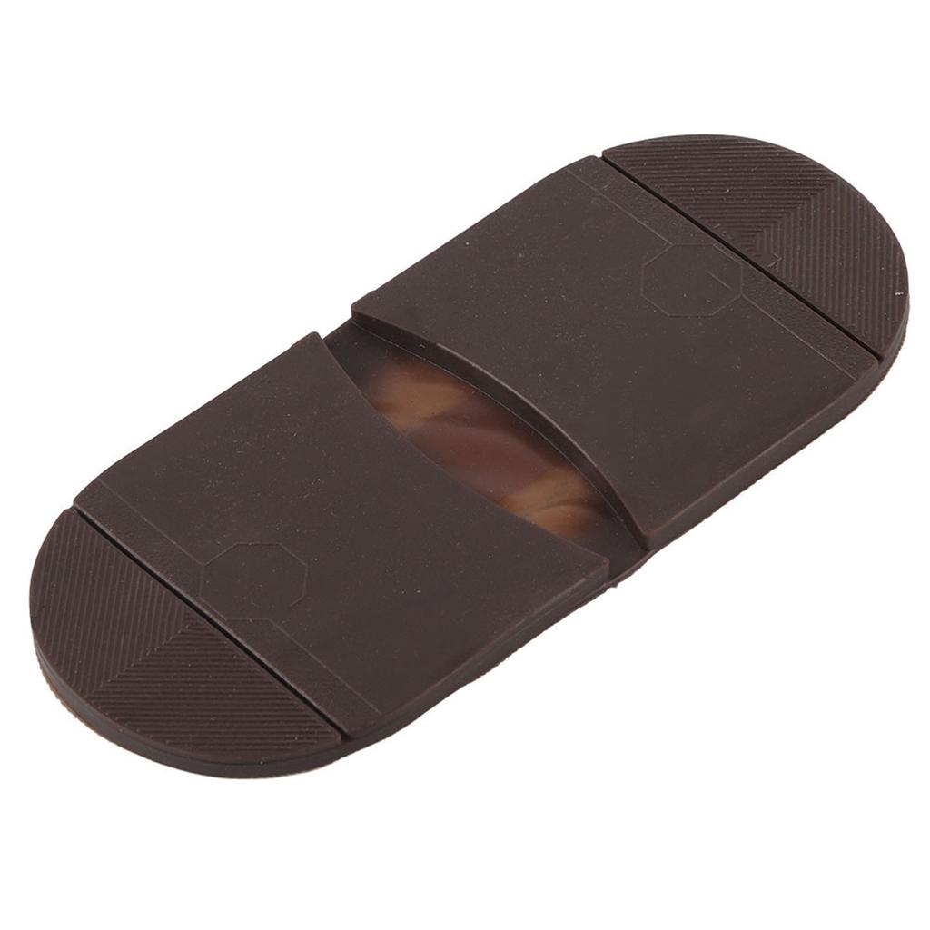 Leather Shoes Rubber Wearproof Outsoles Handmade Shoes Repair Half Sole (Brown Heel)