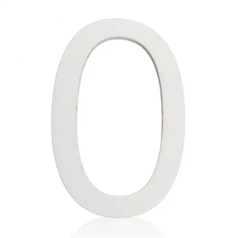 ZEXEF 3D Большие цифры 0-9 Самоклеящиеся наклейки Белое золото Дверь Окно многоквартирного дома Адрес Почтовый ящик Знак Украшения Таблички