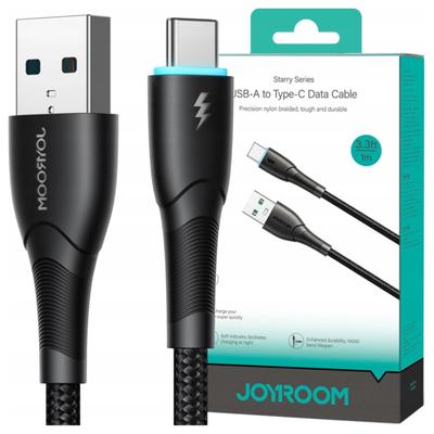 Кабель Joyroom Sa32-Ac6 Starry USB на USB-C, 100 Вт, 1 м, черный