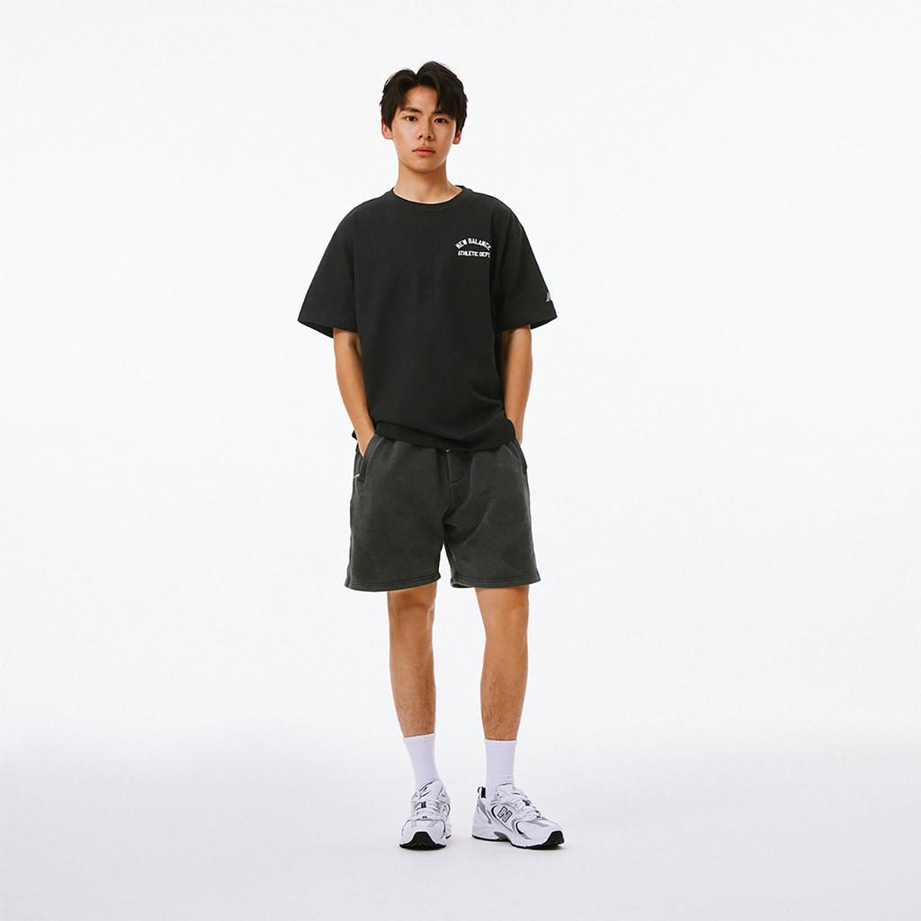 New Balance New Balance NB Короткий рукав Унисекс Черный AMT41315-BK