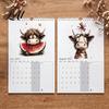 Daily Planner for Home Highland Cow Wall Calendar 2027 Cute Hanging Monthly Office Rustic Farmhouse Desk Decor Unique Holiday Gift Lovers
