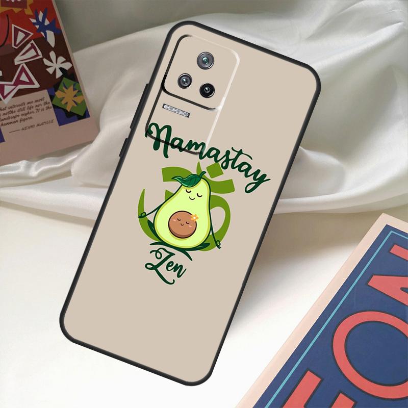 Чехол Avocado Yoga Funny Pattern для Xiaomi 14 13 Ultra 12 Lite 11T 12T 13T Pro POCO M6 X3 X5 X6 Pro F3 F5 M5s