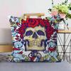 Горячая Рок-группа G-Grateful Dead Наволочки Мультяшные Декоративные для Дивана Домашние Двусторонние Печать Короткий Плюш Милые Наволочки