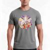 Ff Classic Retro Art Tshirt Summer Casual Cotton Tee Oversized Streetwear Tops Vintage Graphic Print Loose Fit Short Sleeve