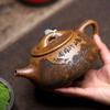 Китайский исинский фиолетовый глиняный чайник большой емкости ручной работы с ручной резьбой, пейзажный чайник, домашний набор для чая из циншуйской глины, 500 мл