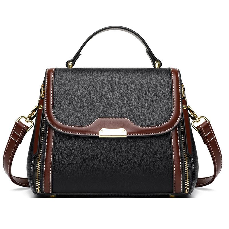 Women's bag spring new versatile shoulder messenger bag mother bag women's small square bag soft leather light luxury texture women's bag