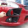 Для Mitsubishi Eclipse 2006-2011 Пластиковая накладка на передний противотуманный фонарь в стиле карбона, Автоаксессуары