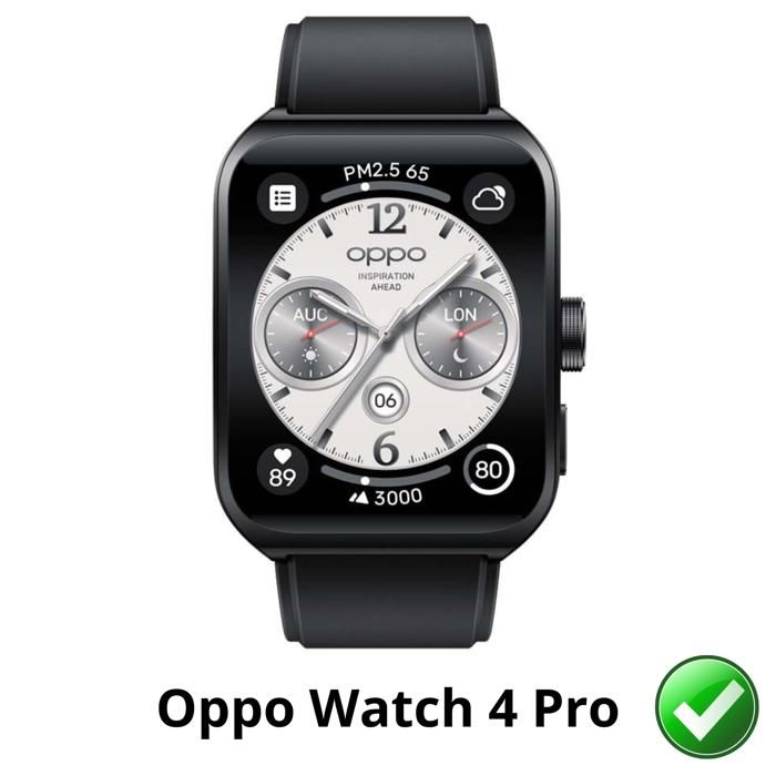 Protection écran pour Oppo Watch 4 Pro [Pack 6] Film Plastique Protecteur Résistant Ultra Mince Phonillico