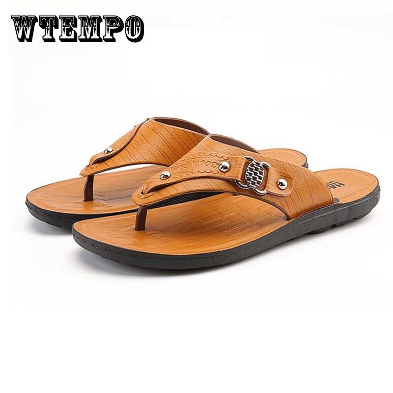 Summer Flip Flops Men's Shoes Men's Flip-flop Sandals Men's Sandals Flip-flops Beach Shoes Men's Non-slip Slippers Massage Sandals