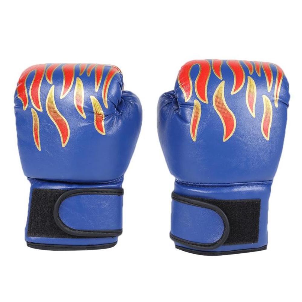 PU Leather Breathable Fighting Boxing Training Glove Flame Gloves Boxing Gloves Sparring Glove