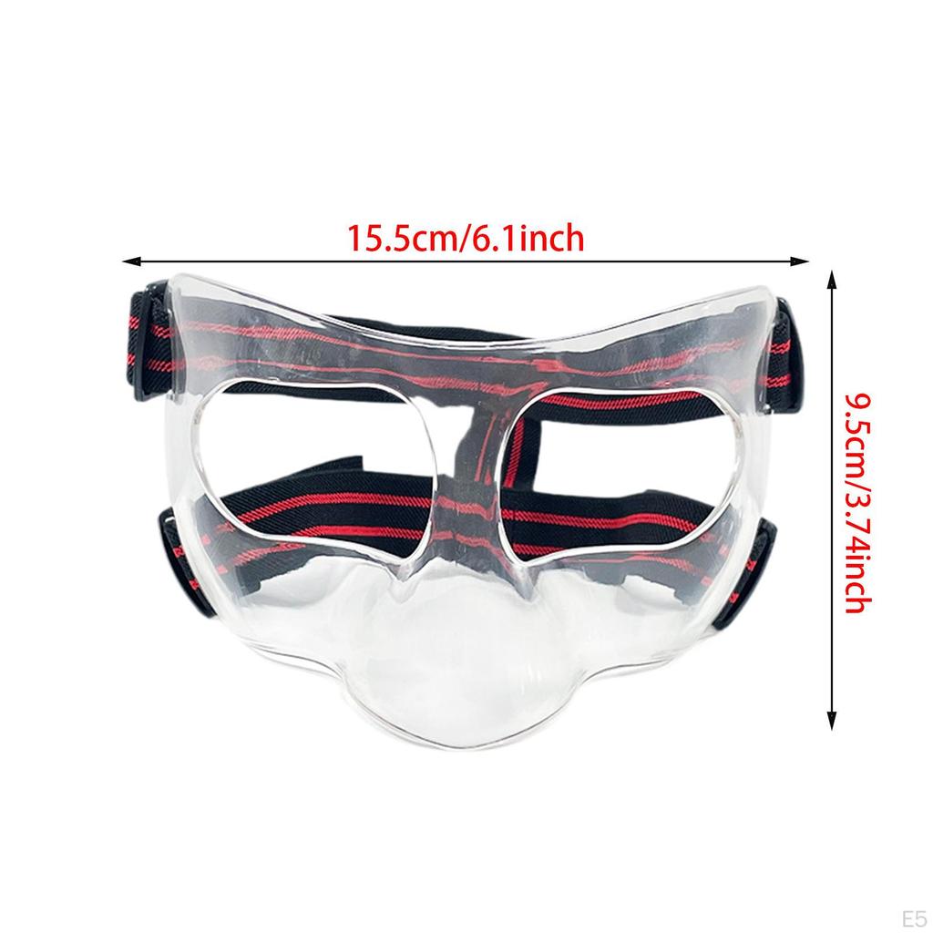 Регулируемая защитная маска для носа, маска для баскетболистов и футболистов