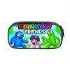 Пенал для школьных принадлежностей Rainbow Friends, большая вместимость, нейлоновый органайзер для класса