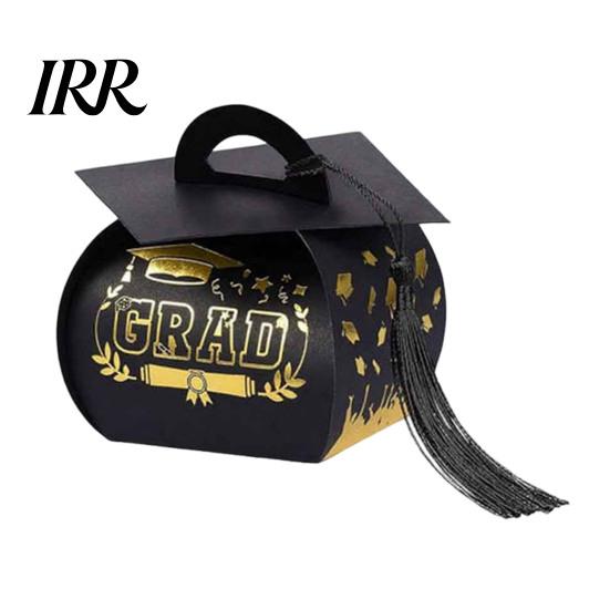 Graduation Party Decorations Cap Gift Boxes Class of 2026 Candy Treat Chocolate Box Celebration Decor with Tassel Grad Table Centerpiece for Ceremony