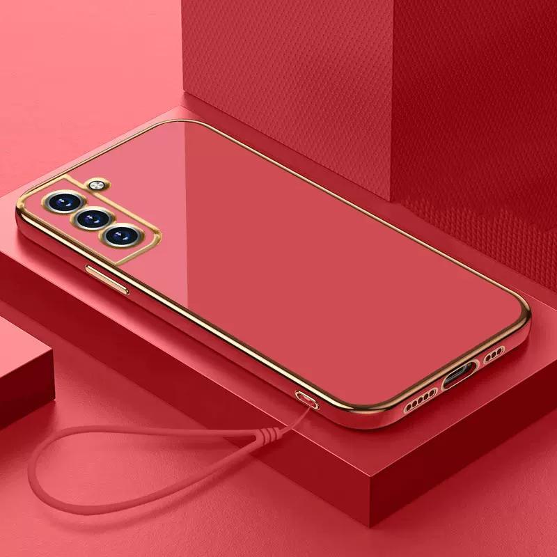 Роскошный силиконовый чехол со шнурком для Samsung Galaxy S23 FE S22 Plus Note 20 Ultra A24 A04 A14 A13 A25, мягкий чехол-бампер