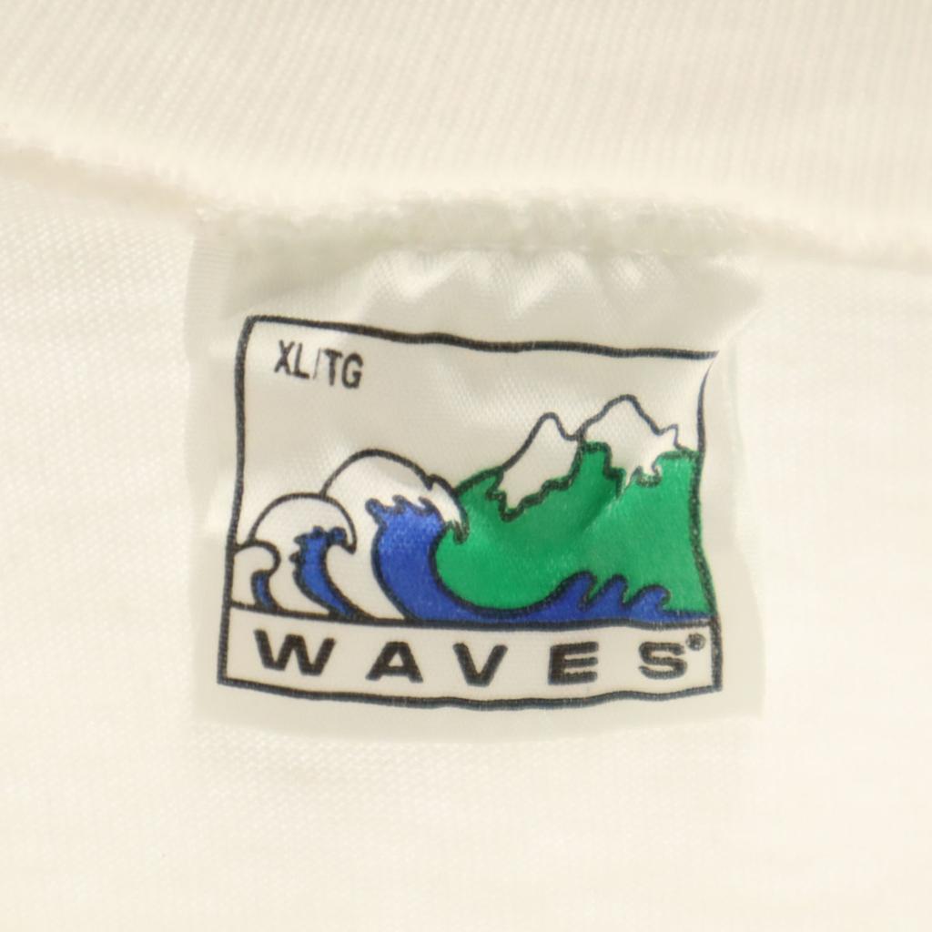 WAVES 90-х годов Сделано в Канаде Старый Тофино Британская Колумбия. Мужская футболка с коротким рукавом Б/У