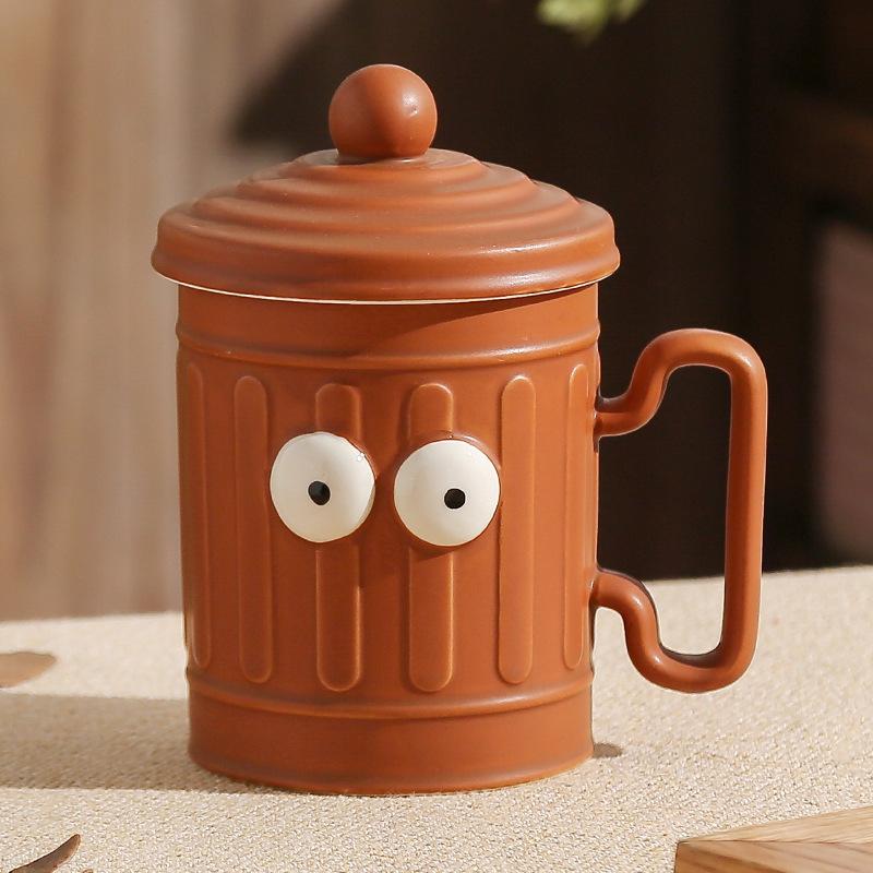 Смешная кружка с крышкой Подарок на день рождения Чашка Сувенир Офисная керамическая кружка Для дома Высокая ценность Мужчина