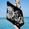 Natural Symbolism Beach Towel, Super Soft Microfiber, Gift for Her/Him, Birthday, for Pool, Beach, Travel, Home Decor Fan gifts
