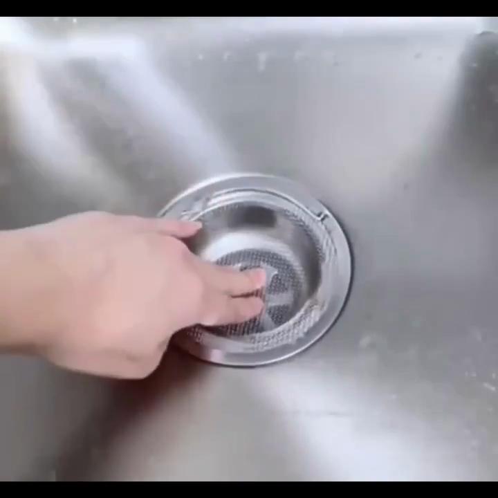 Прочный уловитель волос из нержавеющей стали с ручкой — предотвращает засорение ванны, душа, раковины и стока в полу.