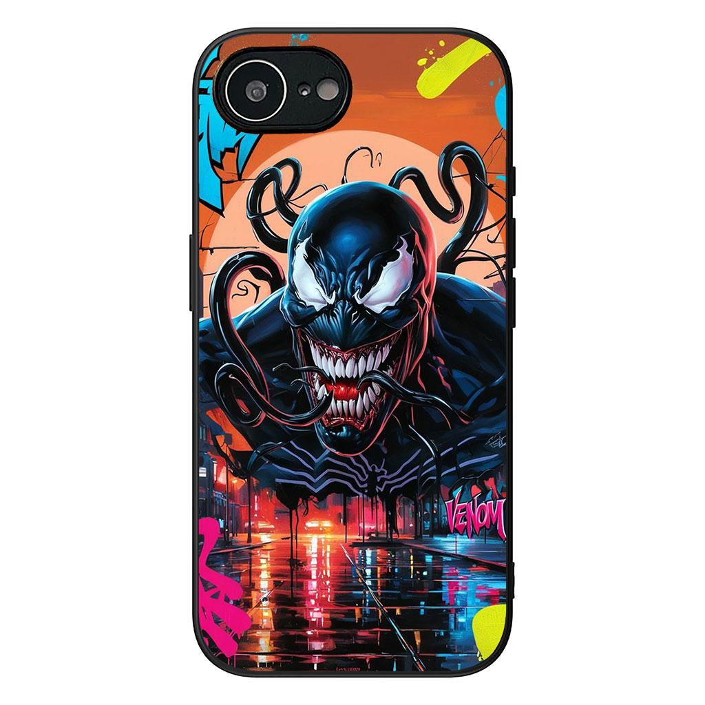 Cover Venom Marvel Spider Man for Samsung Galaxy Note 20 Ultra 10 8 9 S10 Plus Lite S8 A70 A24 A25 S10E A21S A37 A57 A55 A7 Case