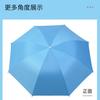 Manual Umbrella Large Folding Umbrella Weather and Rain Women's Parasol Sunscreen UV Protection Silver Glue Sun Umbrella