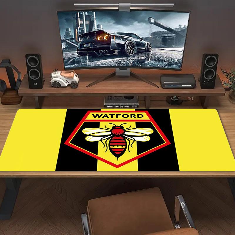 Watford F.C Print Cushion Non-slip Laptop Tablet Big Mousepad XXL Mat Mini PC Playmat With Lock edge