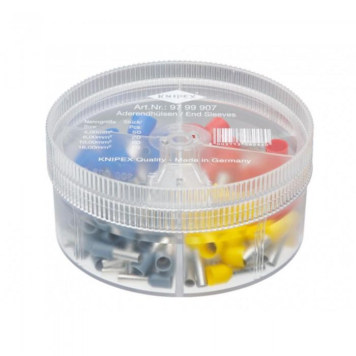 Knipex Insulated Wire Ferrules Assortment Box, 100 Piece