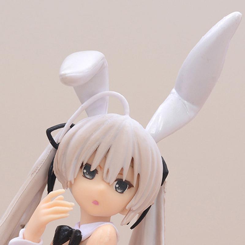 Anime Figure Kasugano Sora Sexy Bunny Girl PVC Action Ollectible Model Decor Car Ornaments Toy