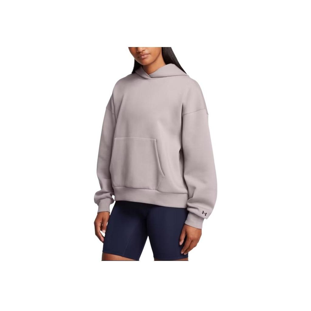 Under Armour Unstoppable Knit Hooded Sweatshirt Women Sweatshirts Light-Purple 1387884-015