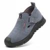 Shoes Men's Steel Baotou Anti-smashing and Anti-piercing Cowhide Electric Welding Work Shoes Wear-resistant, Non-slip and Comfortable Protective Shoes
