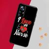 Медицинский чехол с изображением сердца для медсестры для Xiaomi 14T 11T 12T 13T 15 Pro 13 14 Ultra Чехол для POCO F7 F5 F6 X3 X5 X6 X7 Pro