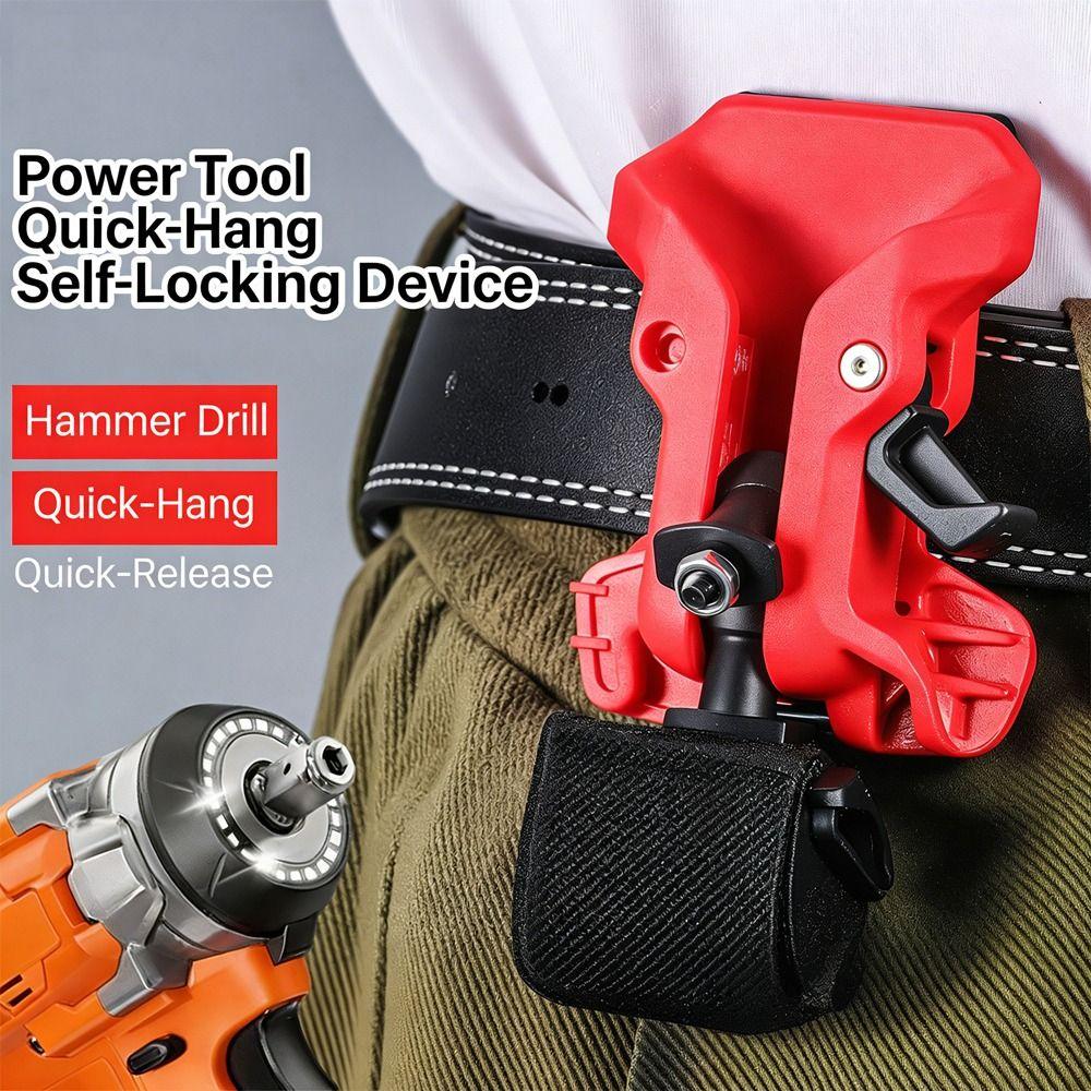 High-hardness Power Tool Waist Hanging Self-locking Portable Tool Organizer  Electrician Work