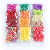 10g Nail Art Decoration Heart Fruit Candy Slices Polymer Clay Nail Charms Manicure Accessory for DIY Resin Silicone Mold Filler