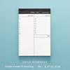Daily Weekly Planner Agenda Notebook Tearable Memo To Do List Habit Schedules